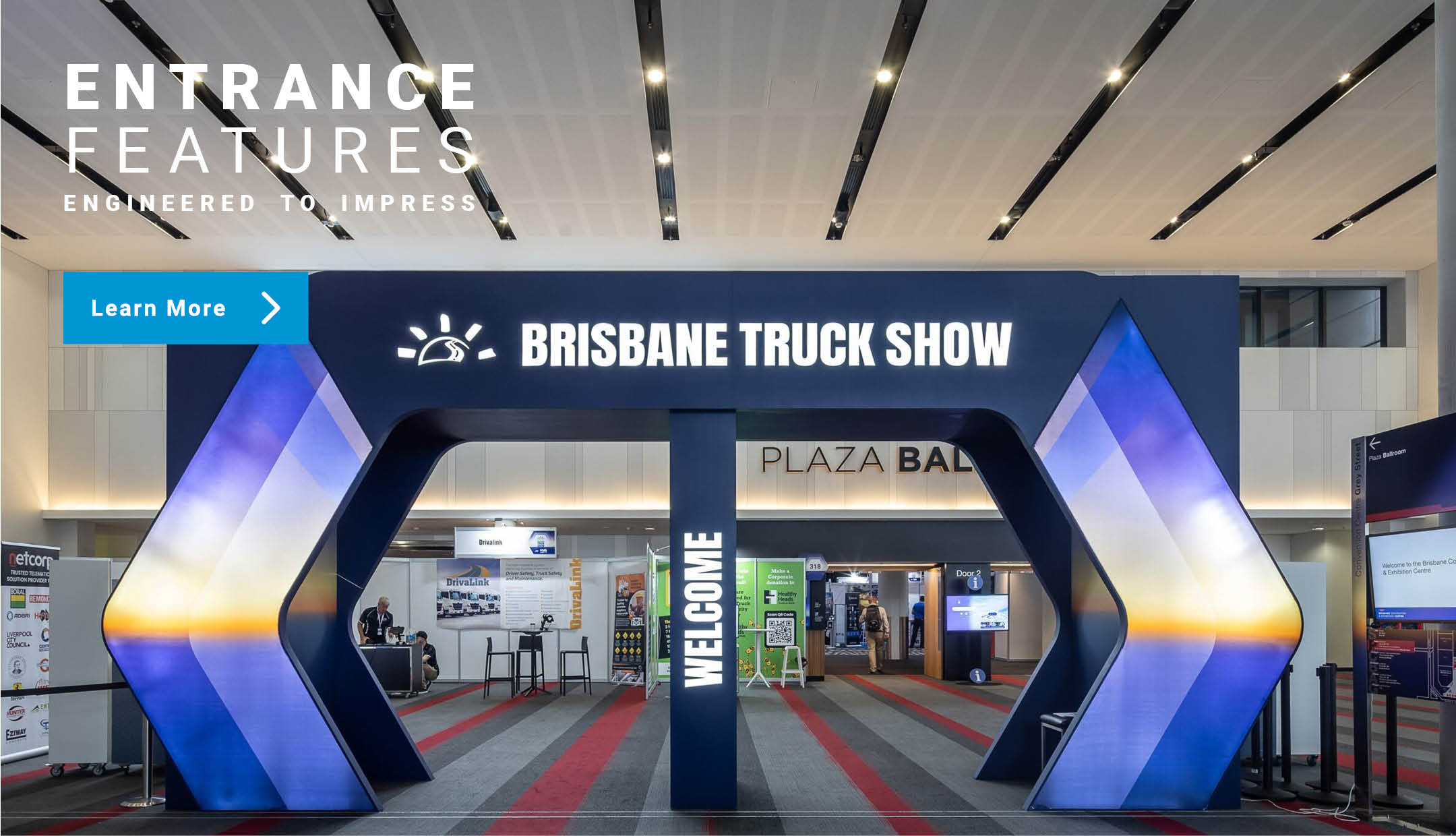 Digital Custom Entrance Features for Exhibition Organisers