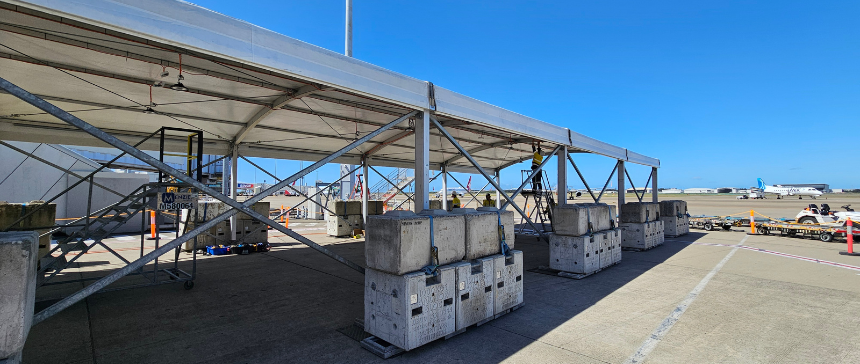 Airside Luggage and Pet Shelter Solution